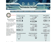 Tablet Screenshot of ddproductioninc.com